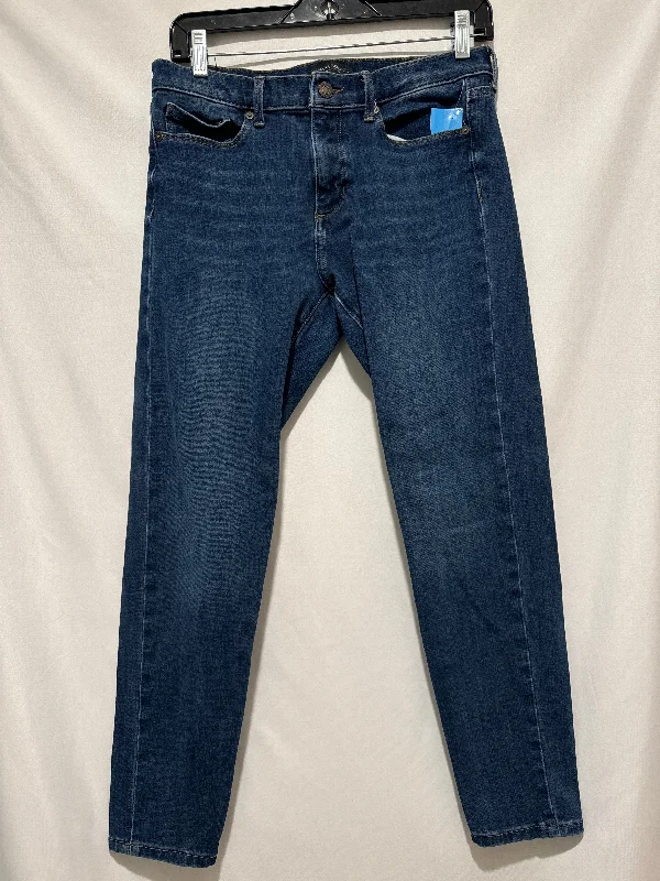 Women's Jodhpurs with Mid-LengthJeans Skinny By Banana Republic In Blue Denim, Size: 8