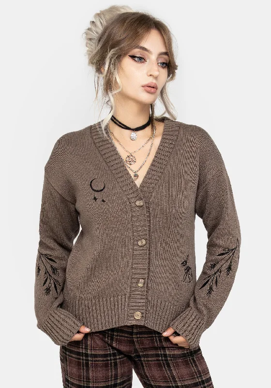 Women's Fair Isle SweatersHester Embroidered Knit Cardigan