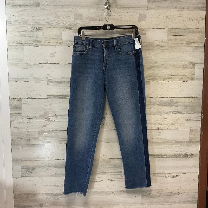 Women's Flared PantsJeans Straight By Banana Republic In Blue Denim, Size: 8