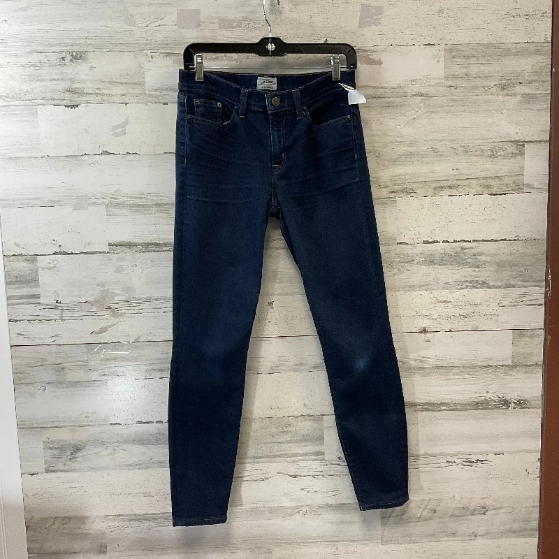 Women's Jodhpurs with Keyhole CollarJeans Skinny By J. Crew In Blue Denim, Size: 6