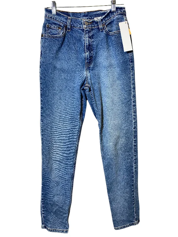 Women's Jodhpurs with Collarless NeckJeans Straight By Levis In Blue, Size: 6