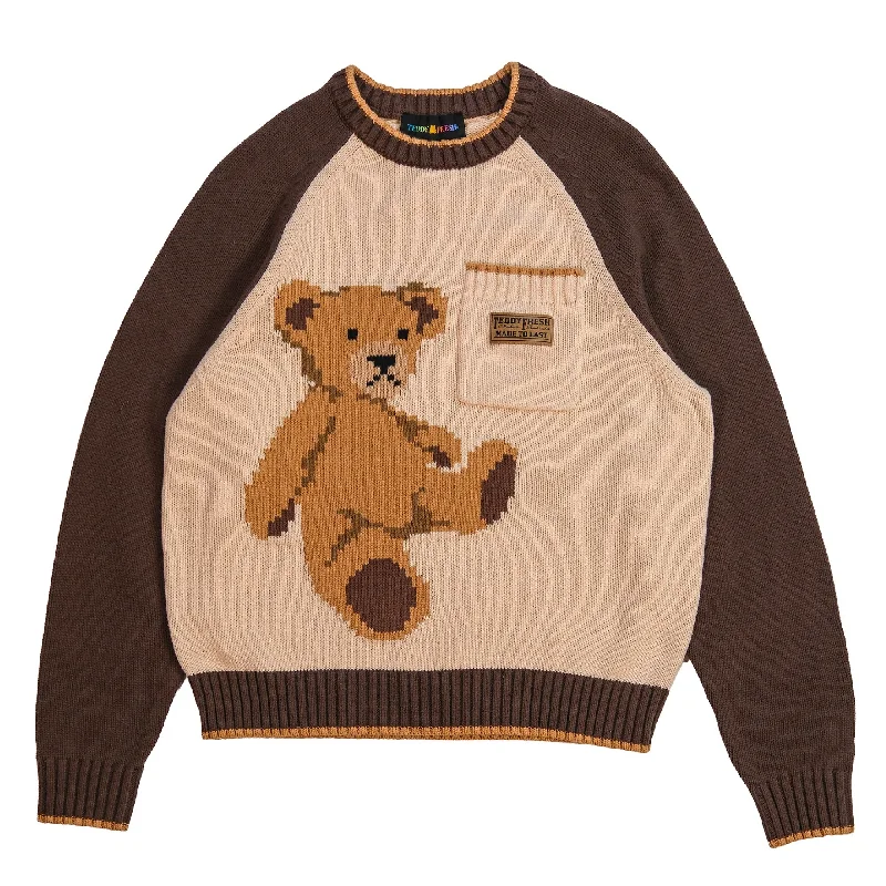 Women's Keyhole Neck SweatersBear And Me Sweater