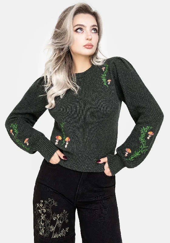 Women's Longline SweatersFable Embroidered Jumper