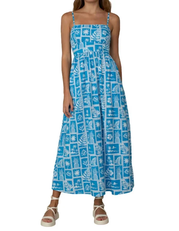 Women's Square-Back DressesAbigail Dress In Postcard