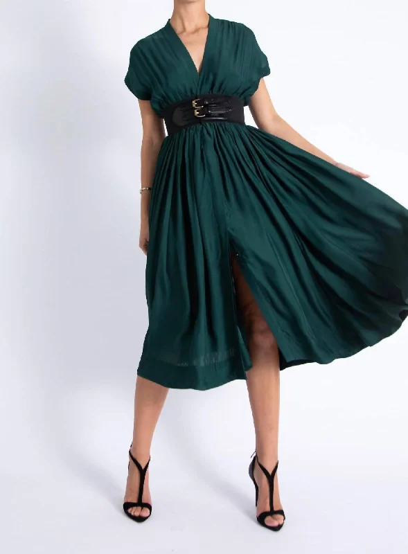 Women's Round-Neck DressesBriar Dress In Green