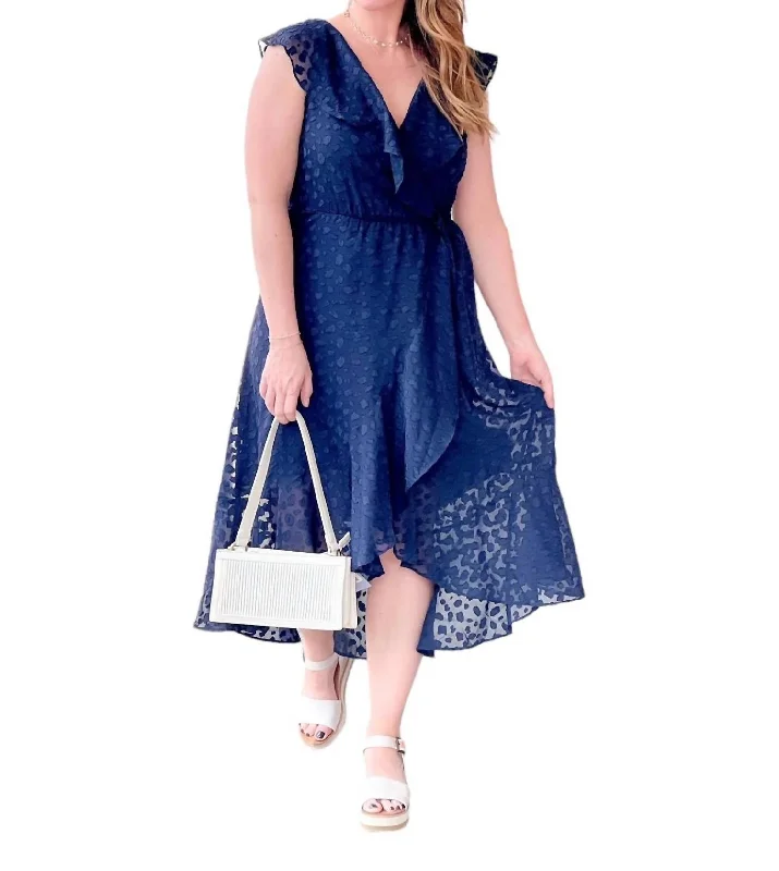 Women's Flared DressesCollins Dress In Navy