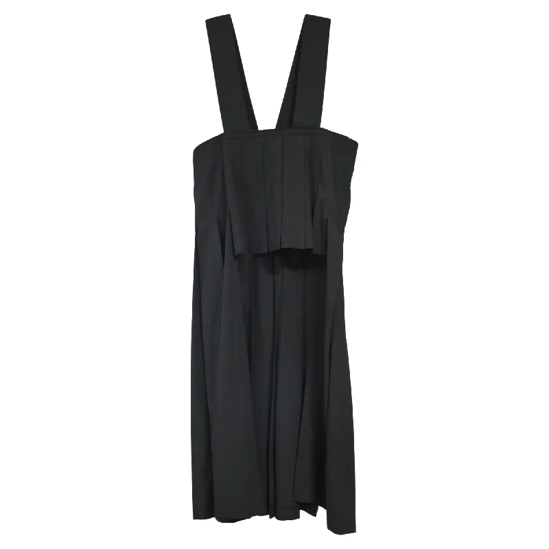 Women's Gathered DressesComme des Garçons Pinafore Dress in Black Polyester