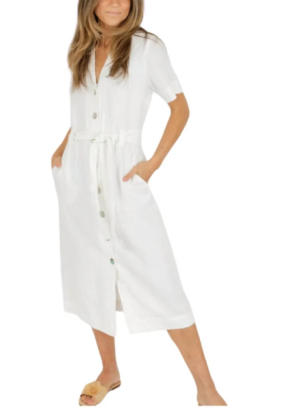 Women's Square-Neck DressesDiane Dress In White