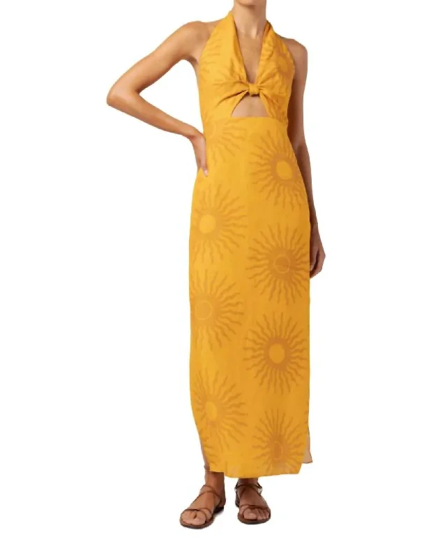 Women's Square-Neck DressesEli Dress In Sunburstam