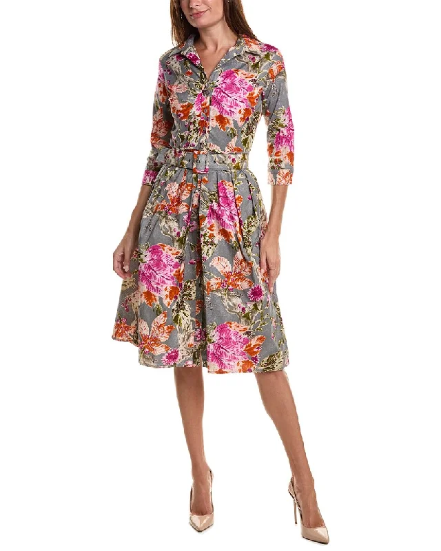 Women's Boat Collar DressesSamantha Sung Audrey Shirtdress