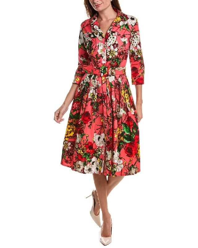 Women's High Collar DressesSamantha Sung Audrey Shirtdress