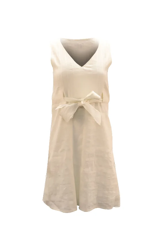 Women's Pencil DressesTheory Alfa Dress in White Linen