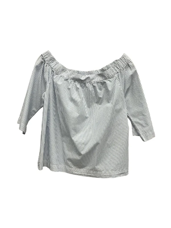 Women's V-Neck BlouseTop 3/4 Sleeve By Madewell  Size: S