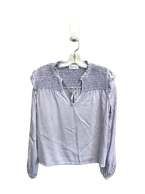 Women's Blouse with Square CollarTop Long Sleeve By Bella Dahl  Size: S