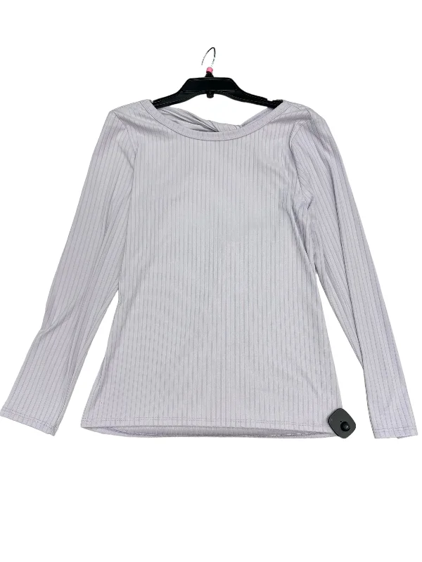 Women's Blouse with Mandarin CollarTop Long Sleeve By Bibi  Size: M