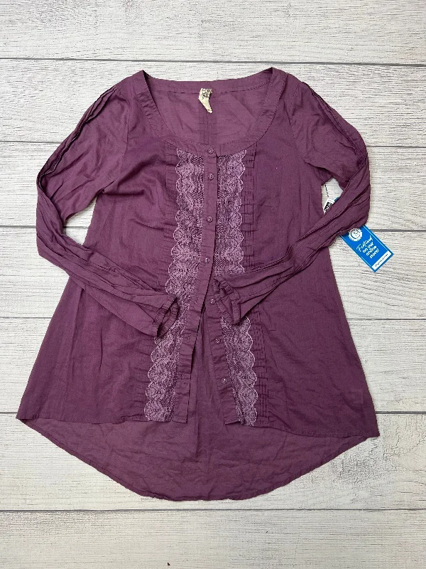 Women's Blouse with LaceTop Long Sleeve By Free People  Size: S