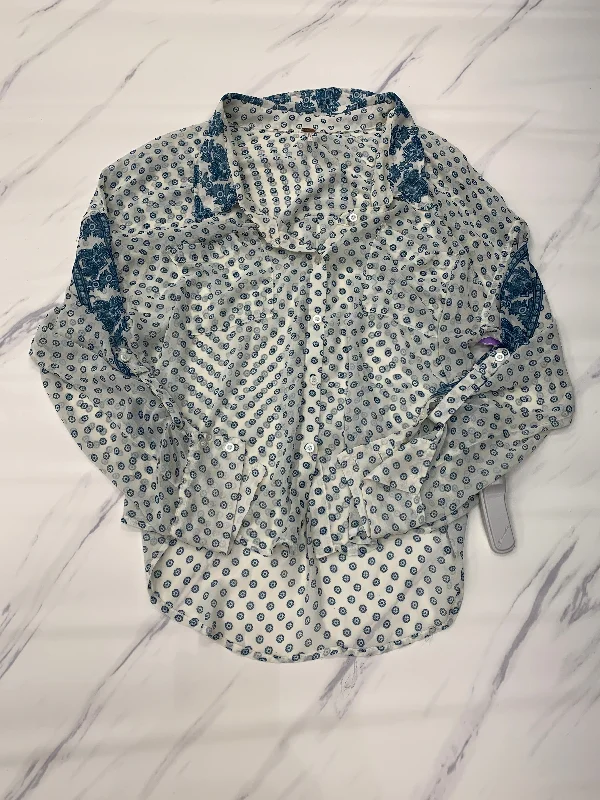 Women's Blouse with SequinsTop Long Sleeve By Free People  Size: S