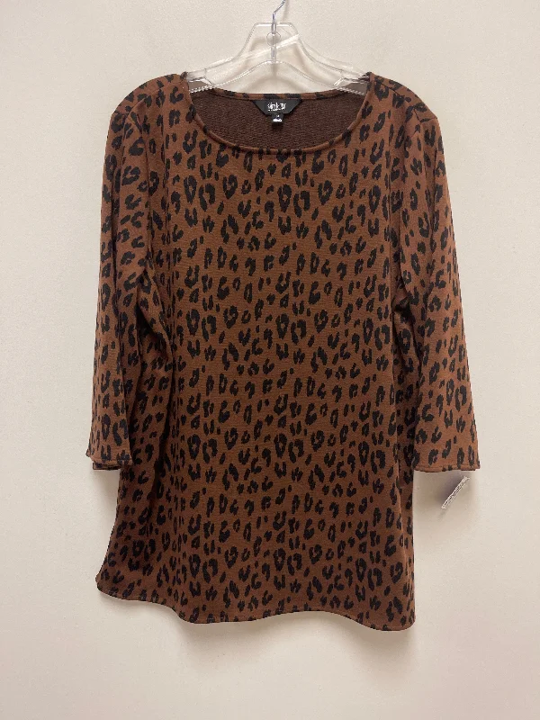 Women's Blouse with V-Shaped CollarTop Long Sleeve By Investments  Size: M