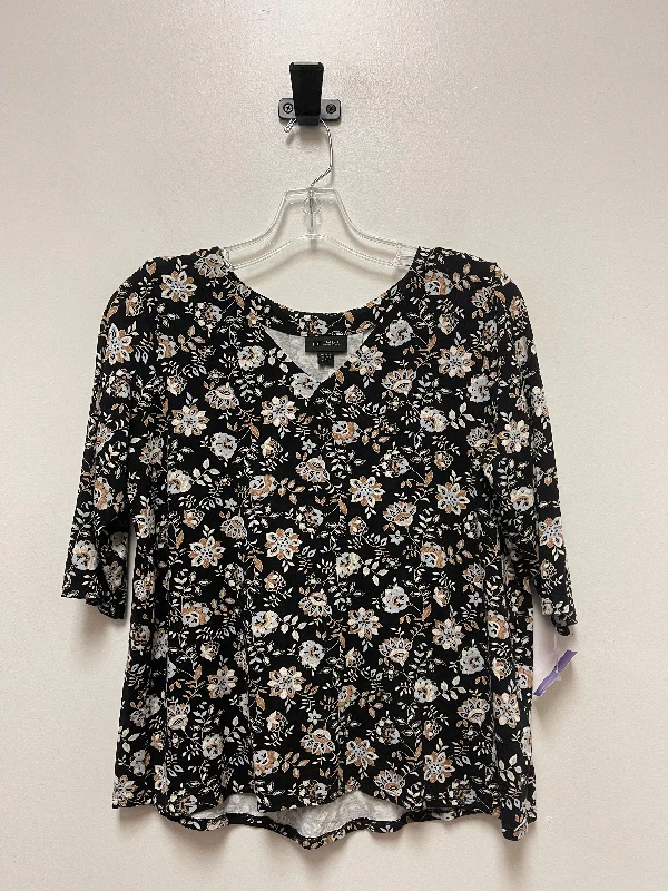 Women's Blouse with PatchesTop Long Sleeve By J. Jill  Size: S