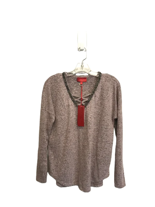 Women's Blouse with Gathered SleevesTop Long Sleeve By Jennifer Lopez  Size: S