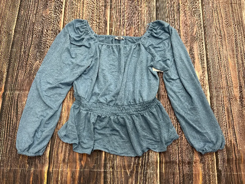 Women's Blouse with SmockingTop Long Sleeve By Lc Lauren Conrad  Size: M