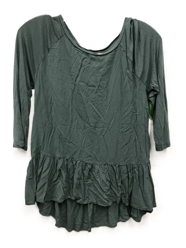 Women's Blouse with RufflesTop Long Sleeve By Loft  Size: S