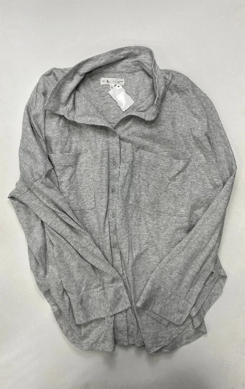 Women's Blouse with TasselsTop Long Sleeve By Lou And Grey  Size: Xl