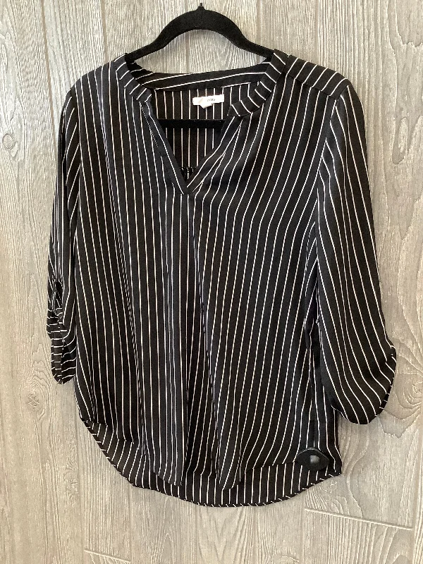 Women's Blouse with Square CollarTop Long Sleeve By Maurices  Size: S