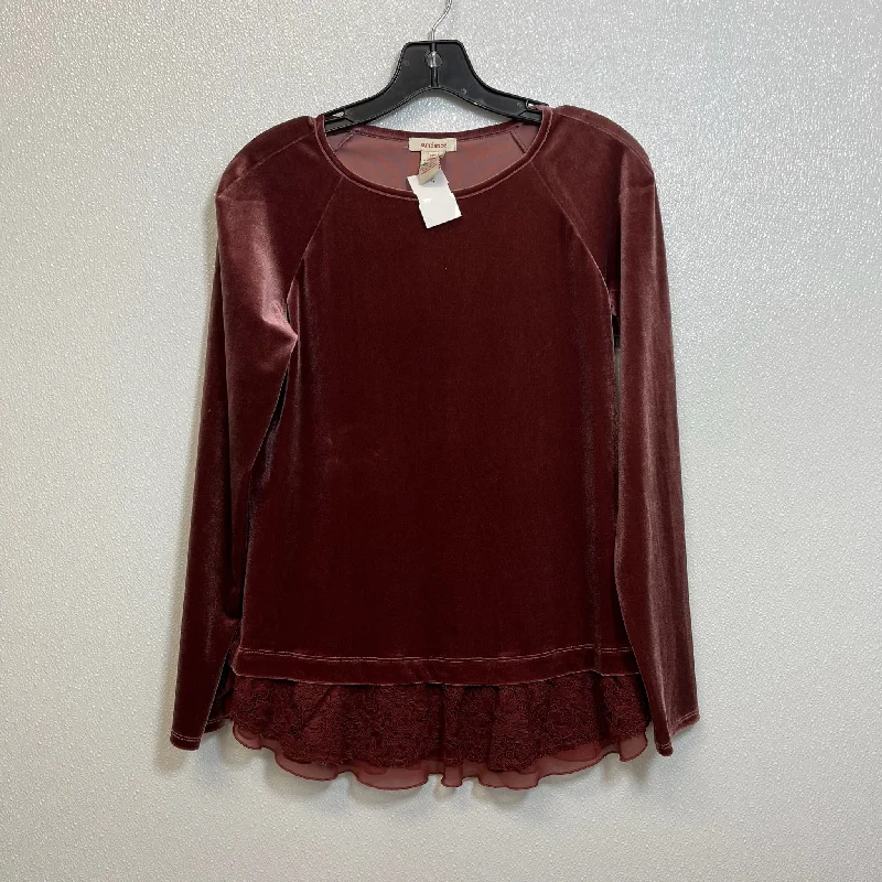 Women's Blouse with Wide CollarTop Long Sleeve By Sundance  Size: Xs