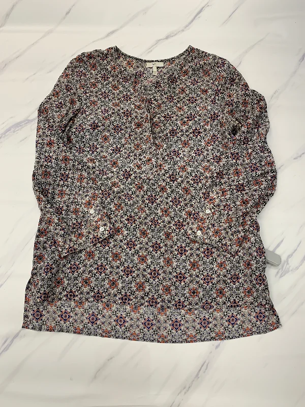 Women's Blouse with Boat NeckTop Long Sleeve Designer By Joie  Size: S