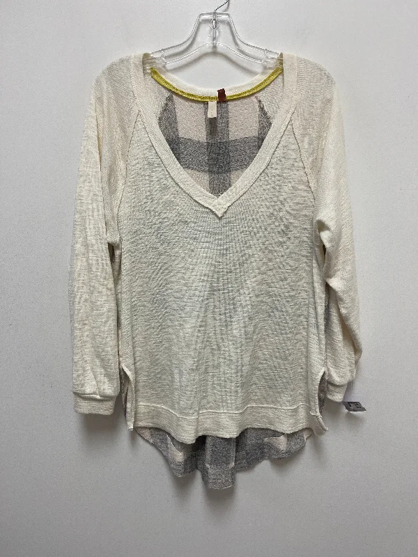 Women's Blouse with Boat NeckTunic Long Sleeve By Pilcro  Size: Xs