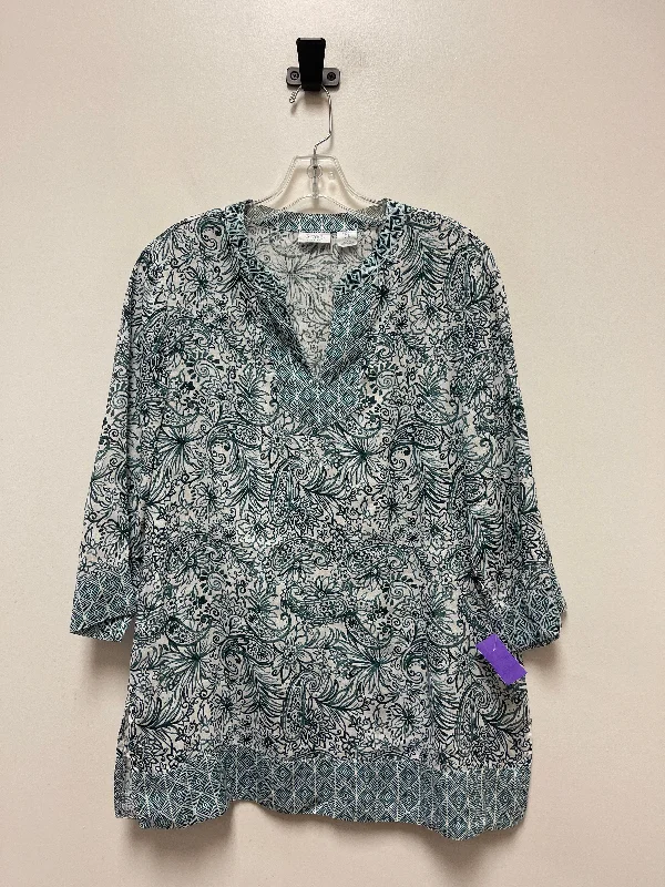 Women's Blouse for HolidayTunic Long Sleeve By Sigrid Olsen  Size: M